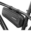 Rockbros B66 waterproof dviračio krepšys for frame – juodos spalvos