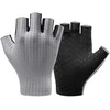 Rockbros Breathable Short Finger Cycling pirštinės, dydis: XL – pilkos spalvos