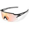 Rockbros Cycling Glasses Photochromic UV Protection with Corrective Insert Oranžinis Lenses – juodos spalvos