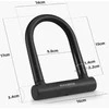 Rockbros RKS610-BK U-lock bicycle lock – juodos spalvos