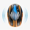 Rockbros TT-32SOBL-S vaikiškas dviračio šalmas su nuimamu smakro apsaugos lankeliu, dydis S – juodas ir oranžinis