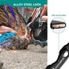 Rockbros WD795 foldable bicycle lock – juodas
