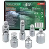 Rockforce Wmc ROCKFORCE adapterių rinkinys 1/2″ 3/8″ 3/4″ 6 vnt.