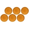 Rose&amp;Tulipani ROP ROSE&TULIPANI 6 Soup Plates Set Oranžinis
