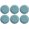 ROP ROSE&TULIPANI CONCERTO FUSE AZZURRO Set of 6 dinner plates 27 cm