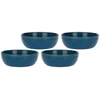 Rose&amp;Tulipani ROP Set of 4 Concerto Blu Avio Salad Bowls – Navy Mėlyna, 20 cm