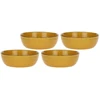 Rose&amp;Tulipani ROP Set of 4 Concerto Ocra Salad Bowls – Geltona, 20 cm