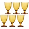 Rose&amp;Tulipani ROP Set of 6 Amami glasses – Amber, 300 ml