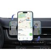 Rotacinis automobilinis telefono laikiklis USAMS ZJ77ZJ01 (US-ZJ077) juodos spalvos