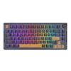 Royal Kludge RK H81 - US išdėstymas - Hot-Swappable Brown Switches - Star Night (Juoda) Mechaninė Belaidė Žaidimų Klaviatūra