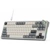 Royal Kludge RK R87 Pro - US išdėstymas - Chartreuse Switches - Pilkas (Pilka) Žaidimų Klaviatūra