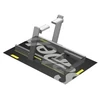 Sabelt Sim Racing Sabelt Sim Floor Mat, floor mat for sim racing, 170 × 100 cm, non-slip – juodas