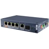 Šakotuvas BCS BCS-L-SP0401G-1SFP-M tinklo komutatorius Valdomas Fast Ethernet (10/100) Maitinimas per Eternetą (PoE)