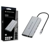 Šakotuvas Carruzzo Conceptronic DONN34G knyginių kompiuterių dokas / jungčių replikatorius Vielinis USB 3.2 Gen 2 (3.1 Gen 2) Type-C Pilka