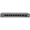 Šakotuvas Carruzzo LevelOne GEP-1011 tinklo komutatorius Ne-valdomas L2 Gigabit Ethernet (10/100/1000) Maitinimas per Eternetą (PoE) Stalinis / tvirtinamas prie sienos Pilka