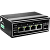 Šakotuvas Level One Carruzzo LevelOne IGP-0502 tinklo komutatorius Ne-valdomas Gigabit Ethernet (10/100/1000) Maitinimas per Eternetą (PoE) Juoda