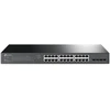 Šakotuvas Carruzzo TP-Link JetStream TL-SG2428P tinklo komutatorius Valdomas L2/L2+ Gigabit Ethernet (10/100/1000) Maitinimas per Eternetą (PoE) 1U Juoda