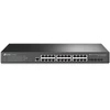 Šakotuvas Carruzzo TP-Link JetStream TL-SG3428X tinklo komutatorius Valdomas L2+/L3 Gigabit Ethernet (10/100/1000) 1U Juoda