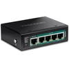 Šakotuvas Carruzzo Trendnet TI-B541 tinklo komutatorius Ne-valdomas Gigabit Ethernet (10/100/1000) Maitinimas per Eternetą (PoE) Juoda