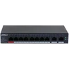 Šakotuvas Dahua Technology DH-CS4010-8GT-110 tinklo komutatorius Valdomas L2 Gigabit Ethernet (10/100/1000) Maitinimas per Eternetą (PoE) Juoda
