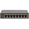 Šakotuvas Digitus 8-PORT GIGABIT SWITCH UNMANAGED - RJ45 8X10/100/1000 MBIT/S