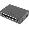 Šakotuvas Digitus DN-80202-1 tinklo komutatorius Ne-valdomas Gigabit Ethernet (10/100/1000) Juoda
