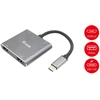 Equip 133484 knyginių kompiuterių dokas / jungčių replikatorius Vielinis USB 3.2 Gen 1 (3.1 Gen 1) Type-C Sidabras