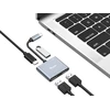 Equip 133484 knyginių kompiuterių dokas / jungčių replikatorius Vielinis USB 3.2 Gen 1 (3.1 Gen 1) Type-C Sidabras
