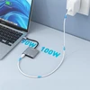 Wozinsky WHCH-01 USB-C PD šakotuvas 100W HDMI 4K@30Hz USB-A 10Gbps - pilkas