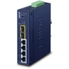 PLANET Industrial L2/L4 4-Port Valdomas L2/L4 Gigabit Ethernet (10/100/1000) Mėlyna