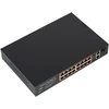 Šakotuvas POE komutatorius PNI SWPOE162, 16 POE 100 Mbps prievadų, 2 UP Link 1000 Mbps prievadai, 1 SFP 1000 Mbps prievadas, 240W, AI Extend funkcija iki 250 m, 4kV apsauga nuo žaibo