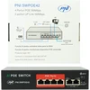 Šakotuvas POE komutatorius PNI SWPOE42, 4 POE 100 Mbps prievadai ir 2 UP Link 100 Mbps prievadai, 65W, AI Extend funkcija iki 250m, 4kV apsauga nuo žaibo