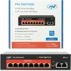 Šakotuvas POE komutatorius PNI SWPOE82, 8 POE 100 Mbps prievadai ir 2 UP Link 100 Mbps prievadai, 120W, AI Extend funkcija iki 250m, 4kV apsauga nuo žaibo