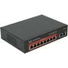 Šakotuvas POE komutatorius PNI SWPOE82, 8 POE 100 Mbps prievadai ir 2 UP Link 100 Mbps prievadai, 120W, AI Extend funkcija iki 250m, 4kV apsauga nuo žaibo