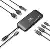 Šakotuvas PORT CONNECT Mobile docking station USB-C, 2x4K 7peripherals, PD100W