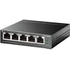 Maršrutizatorius TP-LINK | 5 prievadų Gigabit Easy Smart Switch su 4 prievadų PoE+ | TL-SG105MPE | Tvarkoma L2 | Darbalaukis | 60 mėn.