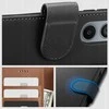 Samsung Galaxy A16 Tech-Protect Wallet dėklas jūsų telefonui juodos spalvos