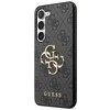 Guess GUHCSA354GMGGR A35 A356 juodos spalvos kietas dėklas 4G Big Metal Logo
