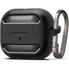 Samsung Galaxy Buds 3 / 3 Pro Spigen Rugged Armor Matte dėklas ausinėms juodos spalvos