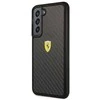 Samsung Galaxy S22 Plus Ferrari dėklas On Track Real Carbon (FEHCS22MFCAK) juodos spalvos
