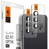 Samsung Galaxy S23 FE Spigen Optik. TR ”EZ FIT” kameros apsauga 2-pack juodos spalvos