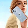Samsung Galaxy S23 FE Tech-Protect Flexair Hybrid Glitter dėklas telefonui skaidrus