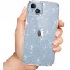 Samsung Galaxy S23 FE Tech-Protect Flexair Hybrid Glitter dėklas telefonui skaidrus