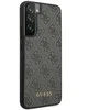 Samsung Galaxy S23 Guess dėklas 4G Metal Gold Logo (GUHCS23SG4GFGR) pilkos spalvos