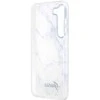 Guess telefono dėklas, skirtas Samsung Galaxy S23 Plus GUHCS23MPCUMAH baltos spalvos HC PU/TPU Marble