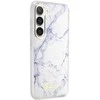 Samsung Galaxy S23 Guess dėklas Marble (GUHCS23SPCUMAH) baltos spalvos