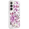 Guess GUHCS23MHCFWST S23+ S916 baltos spalvos kietas dėklas Flower Collection