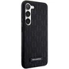 Karl Lagerfeld KLHCS23MSAKLHPK S23+ S916 kietas dėklas juodos spalvos Saffiano Mono Metal Logo