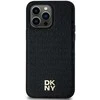 Samsung Galaxy S24 DKNY Odinis Dėklas Pattern Metal Logo MagSafe (DKHMS24SPSHRPSK) juodos spalvos