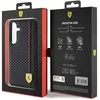 Ferrari FEHCS24MN3DUR S24+ S926 juodos spalvos kietas dėklas Carbon Printed Line